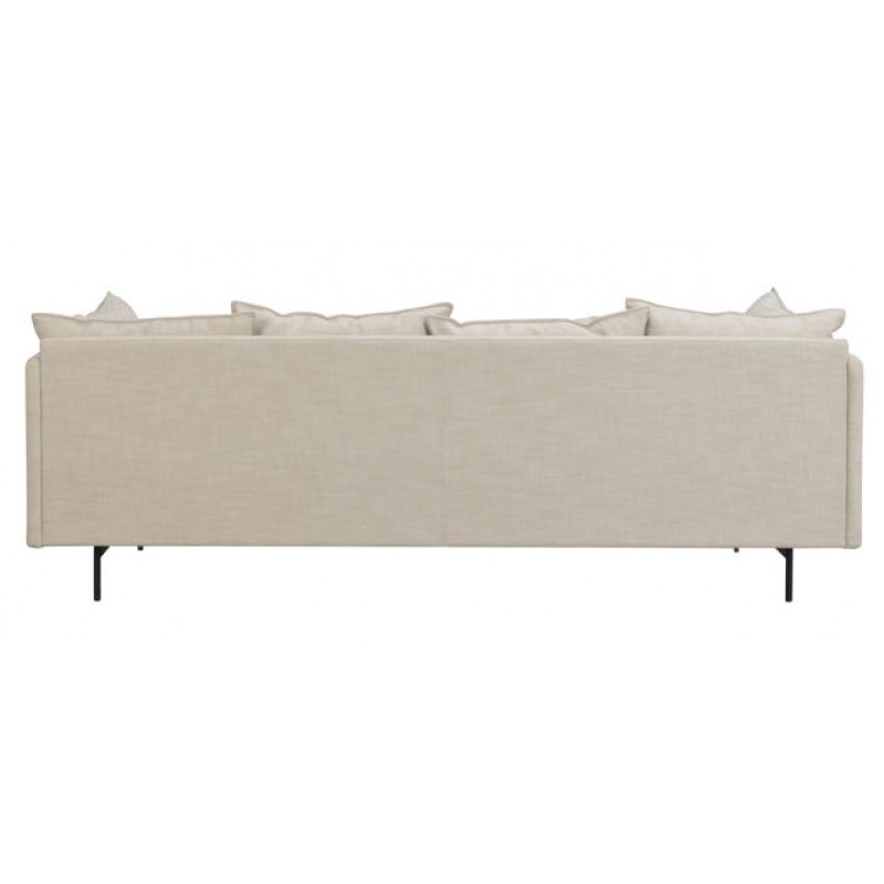 RO Shelton 3-Seater Sofa Beige/Black